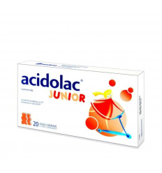 ACIDOLAC Junior Misio (Probiotikum pre deti) 20 tabliet Misio Jahoda