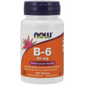 NOW FOODS Vitamín B6 50 mg 100 tabliet