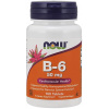 NOW FOODS Vitamín B6 50 mg 100 tabliet