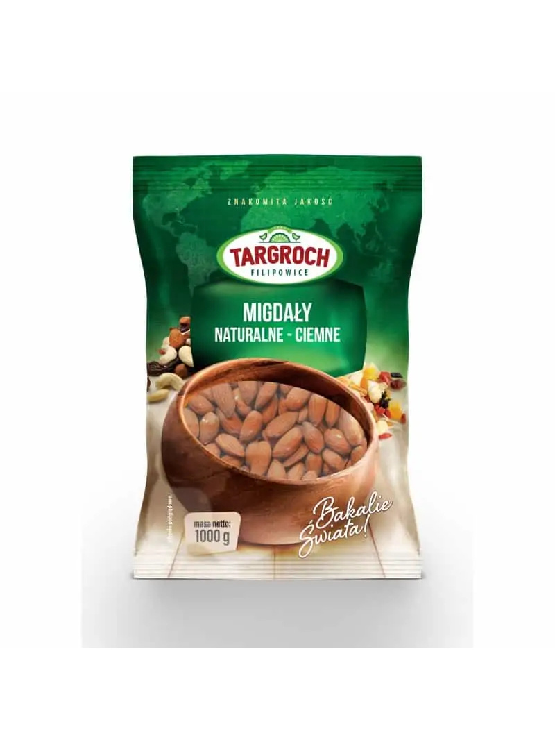 TARGROCH Prírodná tmavá mandľa 1kg