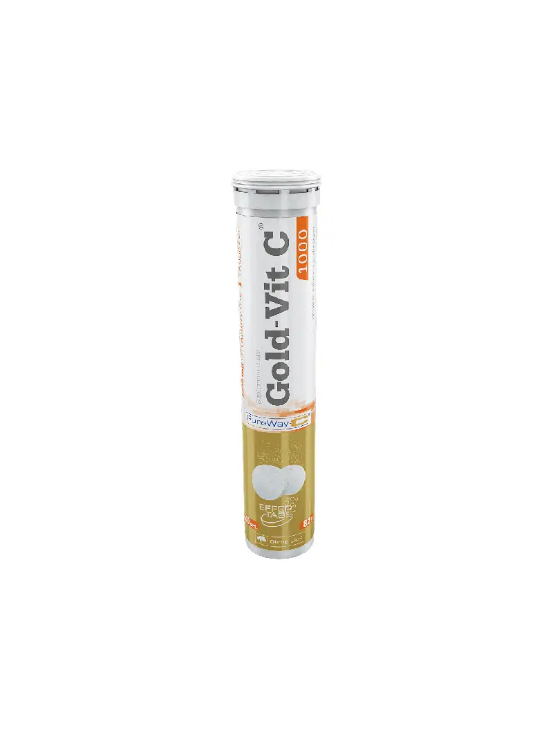 OLIMP Gold-Vit C 1000 PureWay-C (vitamín C) 20 šumivých tabliet citrón
