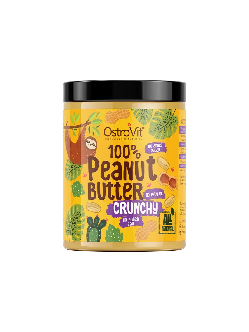 OSTROVIT 100% Arašidové maslo 1000g Chrumkavé