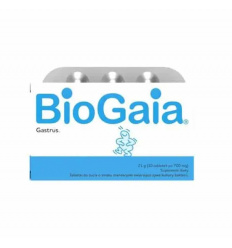 BioGaia Gastrus (Probiotické žuvacie tablety) 30 tabliet Mandarínka