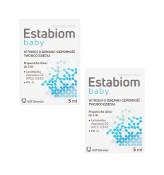 ESTABIOM Baby (Probiotikum pre deti, podpora imunity) kvapky 2 x 5 ml