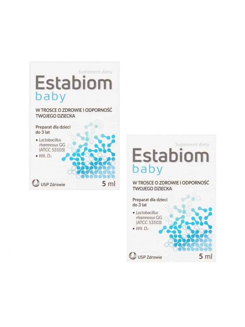 ESTABIOM Baby (Probiotikum pre deti, podpora imunity) kvapky 2 x 5 ml