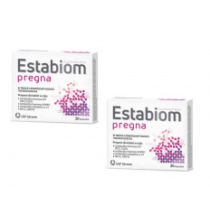 ESTABIOM Pregna (Probiotikum, stará sa o mikrobióm vášho dieťaťa) 2 x 20 kapsúl