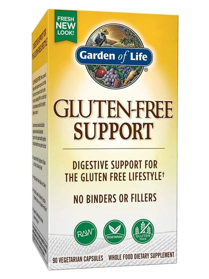 GARDEN OF LIFE Bezlepková podpora (tráviace enzýmy + probiotiká) 90 vegetariánskych kapsúl