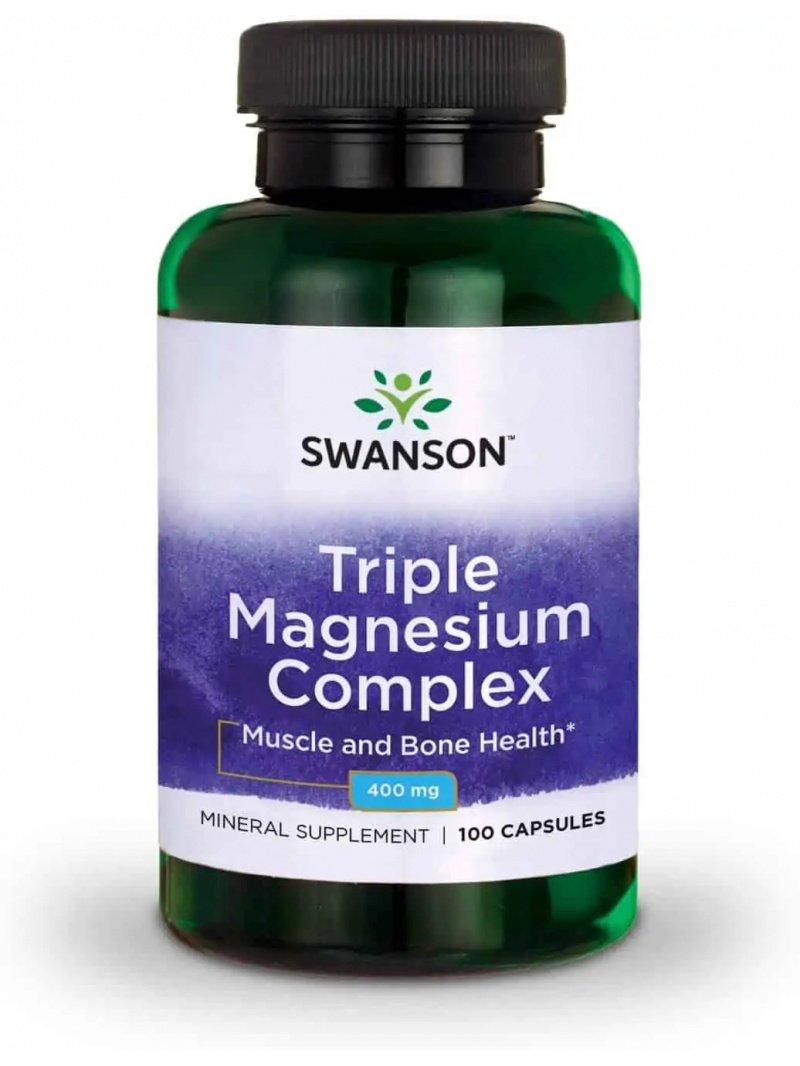 SWANSON Triple Magnesium Complex 400 mg 100 kapsúl