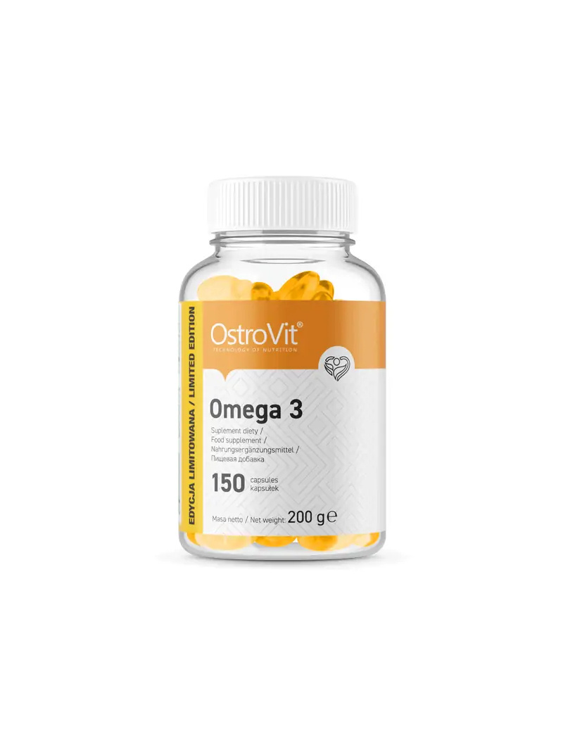 OSTROVIT Omega 3 (EPA DHA + vitamín E) 150 kapsúl