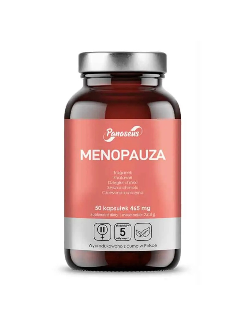 PANASEUS Menopauza 50 vegetariánskych kapsúl