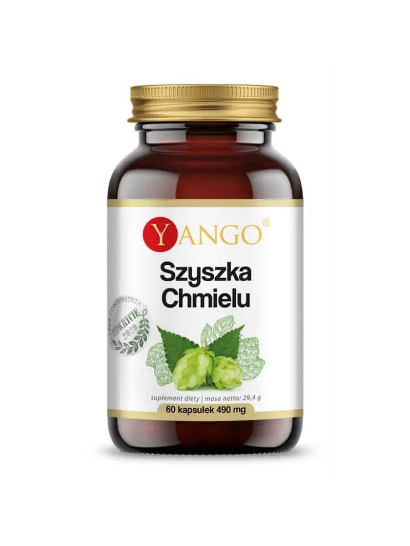 YANGO Výťažok zo šišky chmeľu 60 vegetariánskych kapsúl