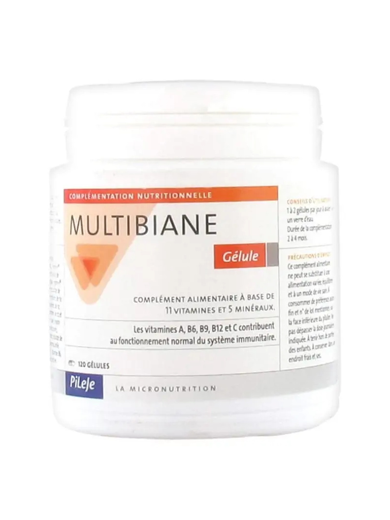 PiLeJe Multibiane Gelule (Komplex vitamínov a minerálov) 120 kapsúl
