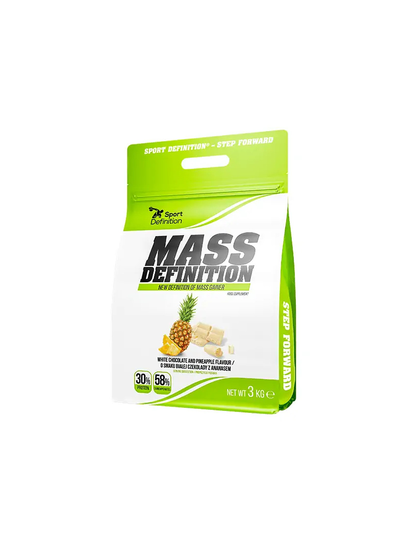 ŠPORTOVÁ DEFINÍCIA Mass Definition (proteínovo-sacharidový doplnok - Gainer) 3 kg čokolády