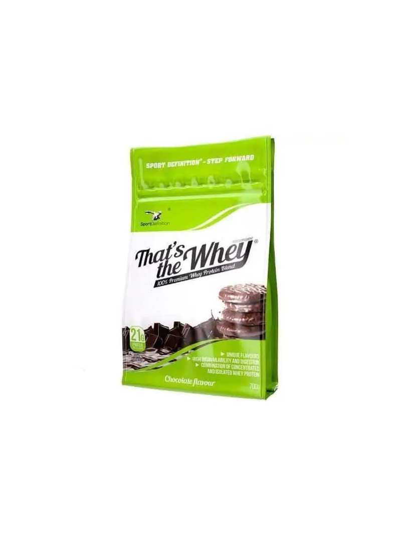 ŠPORTOVÁ DEFINÍCIA That's The Whey (srvátkový proteínový koncentrát a izolát) 700 g čokolády