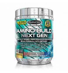 MUSCLETECH Amino Build Next Gen Energized (BCAA Amino Acids) 280 g Icy Rocket Freeze