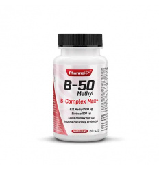 PHARMOVIT B-50 Metyl B-komplex 60 kapsúl