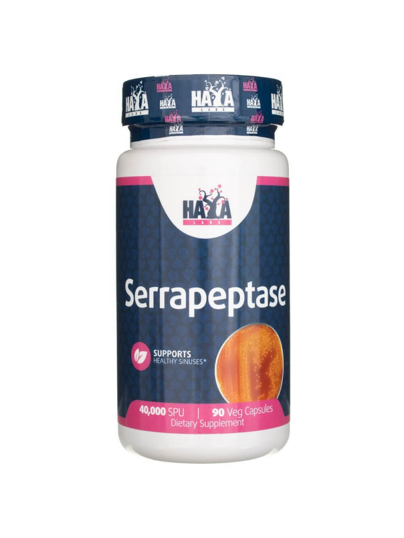 Haya Labs Serrapeptáza 40 000 mg - 90 kapsúl