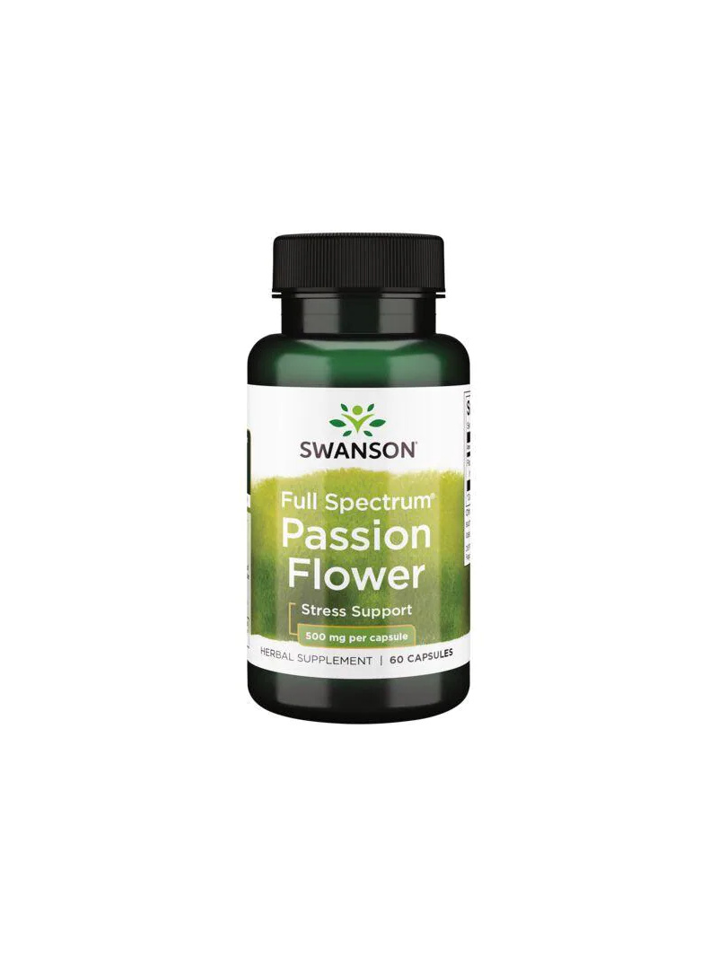 SWANSON Mučenka Full-Spectrum 500 mg (uvoľňuje stres) 60 kapsúl