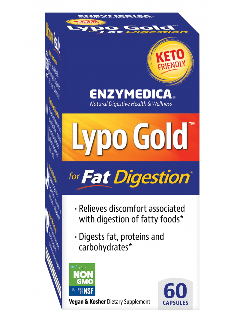 ENZYMEDICA Lypo Gold™ (podporuje tráviaci systém) 60 kapsúl