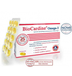 MARINEX BioCardine Omega-3 (olej z rybích svalov) 60 kapsúl