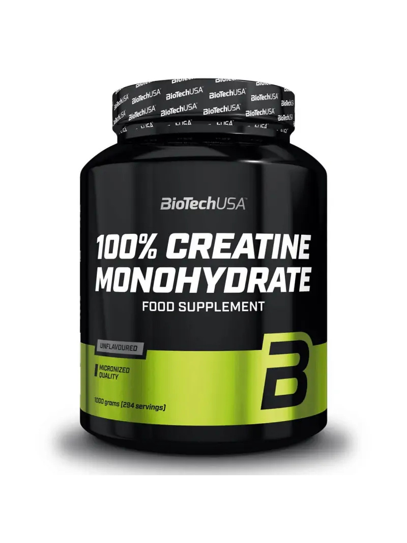 Biotech 100% kreatín monohydrát (kreatín monohydrát) 1000 g