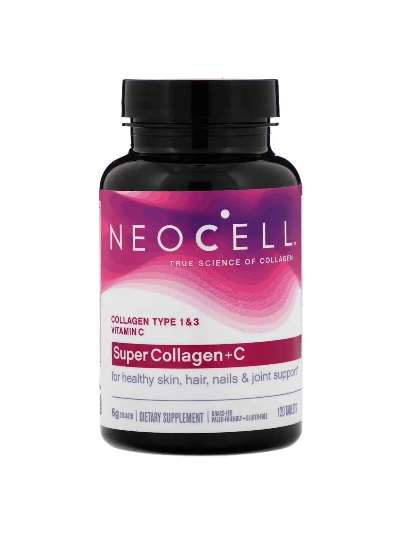 Doctor's Best8 Super Collagen + C (Kolagén typu 1 a 3 + vitamín C) 120 tabliet