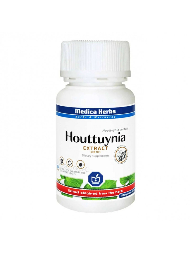 MEDICA BYLINKY Houttuynia (srdcovka) 120 kapsúl