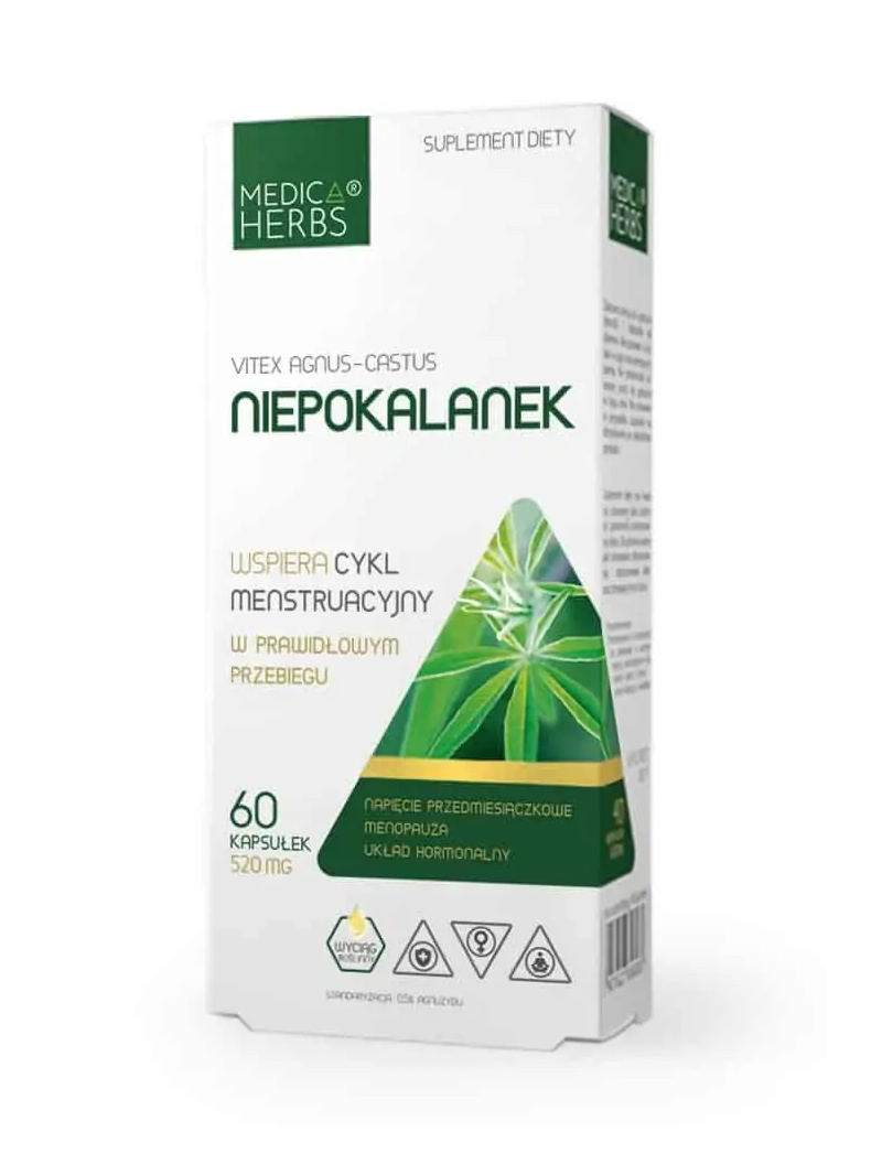 MEDICA HERBS Chasteberry (podpora počas menopauzy a predmenštruačného napätia) 60 kapsúl