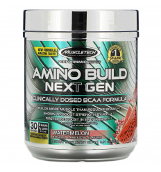 MUSCLETECH Amino Build Next Gen Energized (BCAA Aminokyseliny) 280 g vodný melón