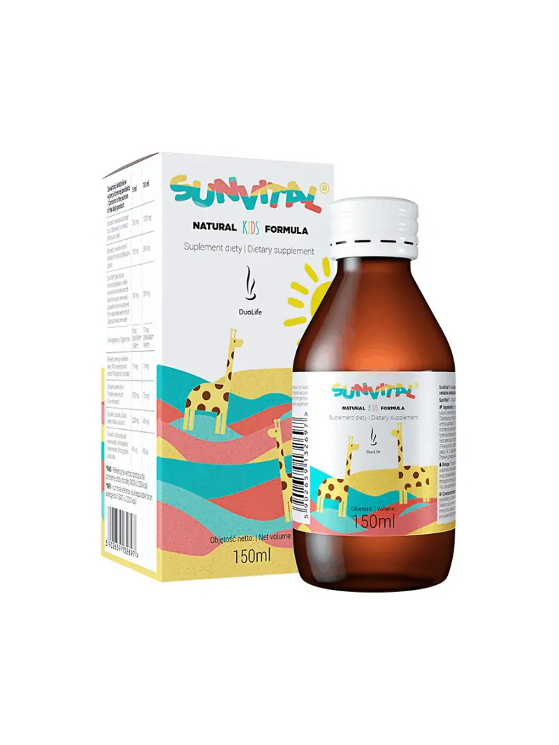 SunVital Natural KIDS Formula (vitamíny a minerály pre deti) 150 ml
