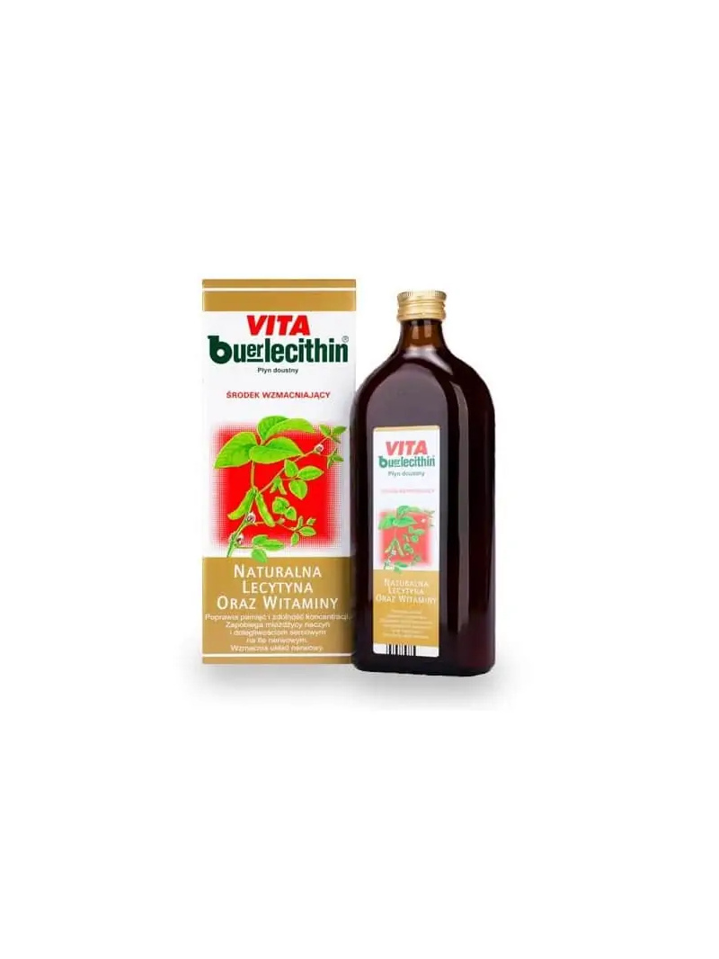 VITA BUERLECITHIN Prírodný lecitín (zlepšuje koncentráciu, spánok a dodáva energiu) 1000 ml
