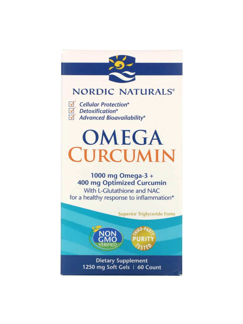 NORDIC NATURALS Omega Curcumin (Oxidačný stres) 60 gélových kapsúl
