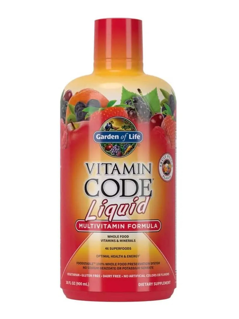 GARDEN OF LIFE Vitamin Code Tekutý multivitamínový 900ml ovocný punč