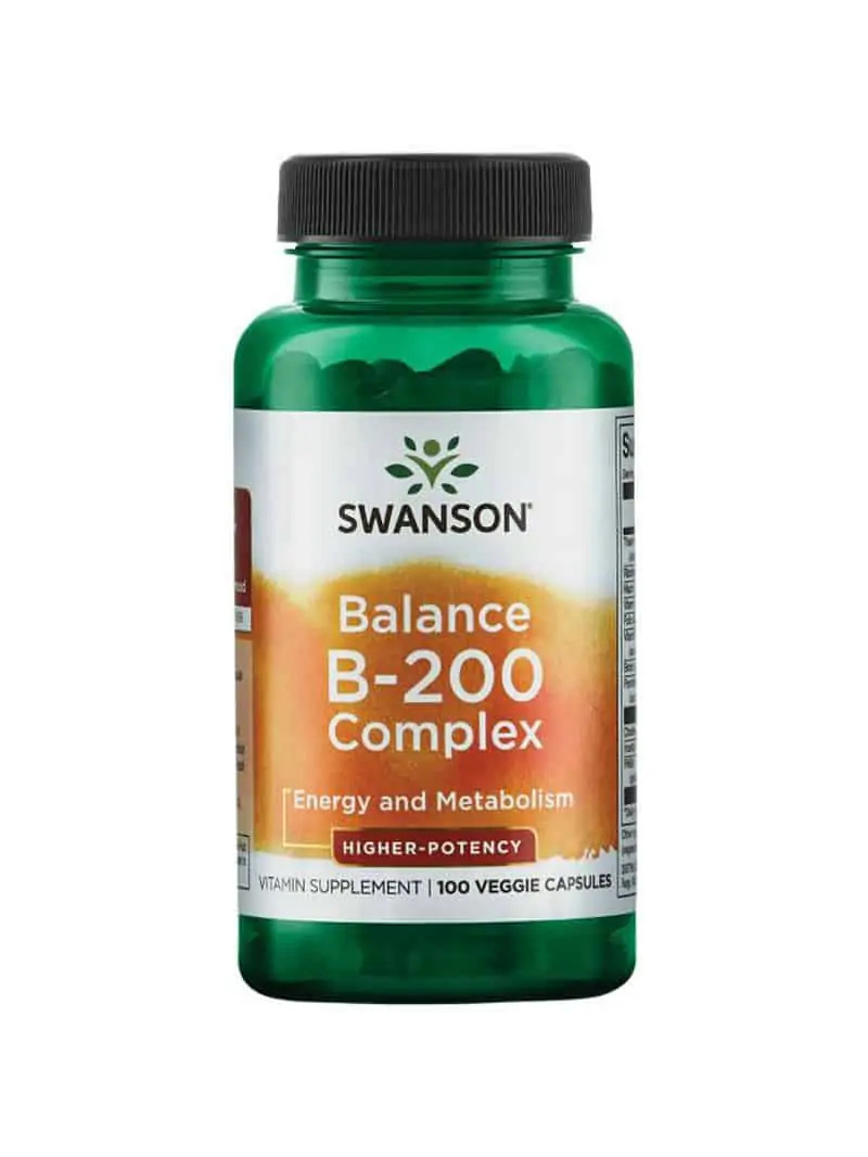 SWANSON Balance B-200 (nervový systém) 100 vegetariánskych kapsúl