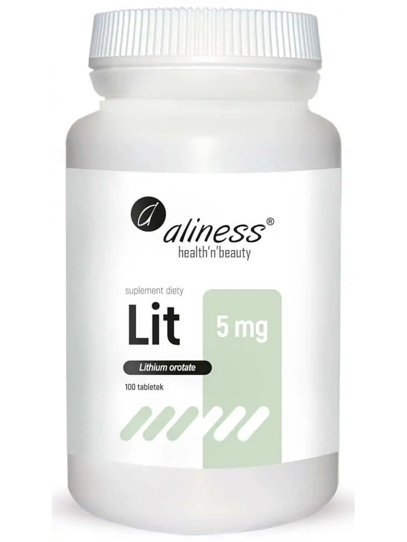 ALINESS Lit 5 mg (lítium orotát) 100 vegetariánskych tabliet