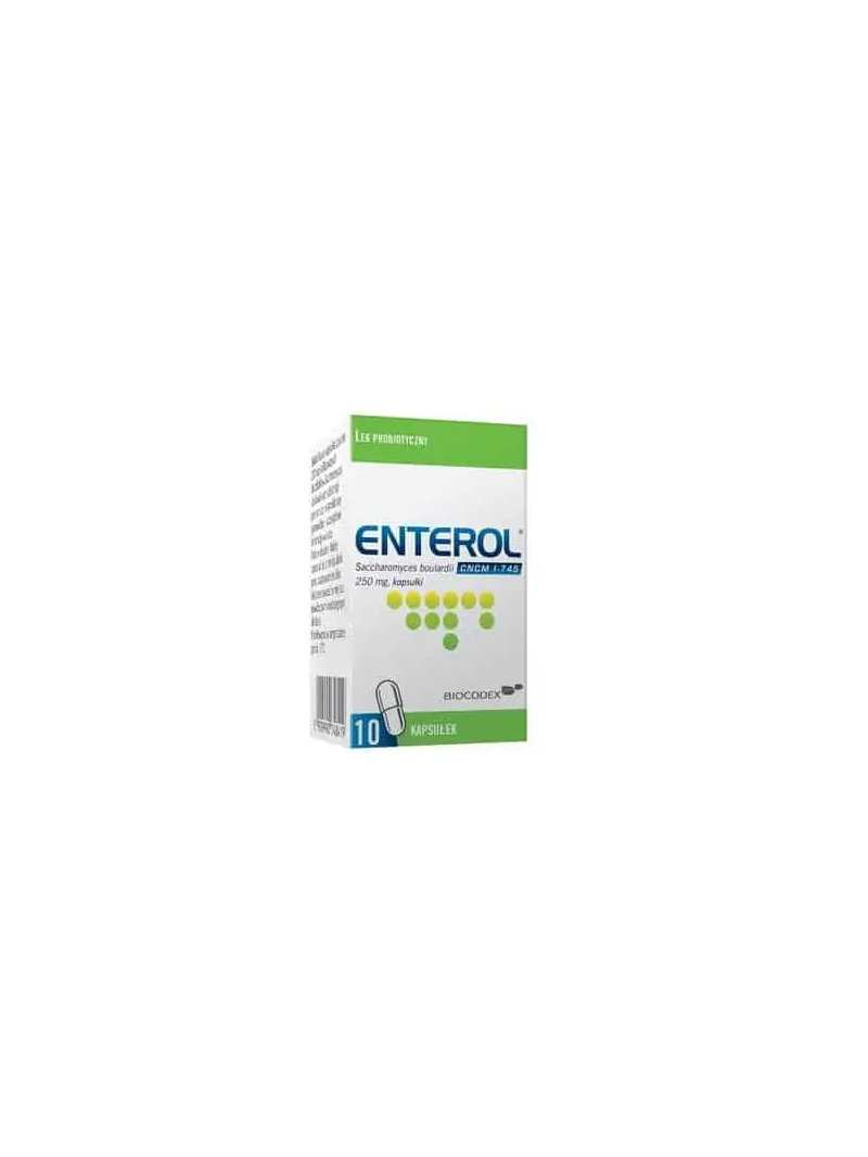 Enterol 250 mg (probiotikum proti hnačke) 10 kapsúl