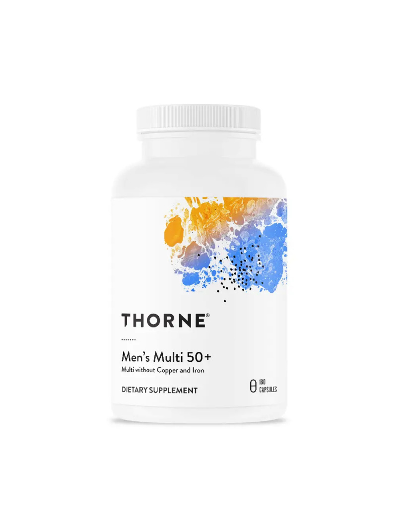 Thorne Research Men's Multi 50+ (Multivitamín pre mužov nad 50 rokov) 180 kapsúl