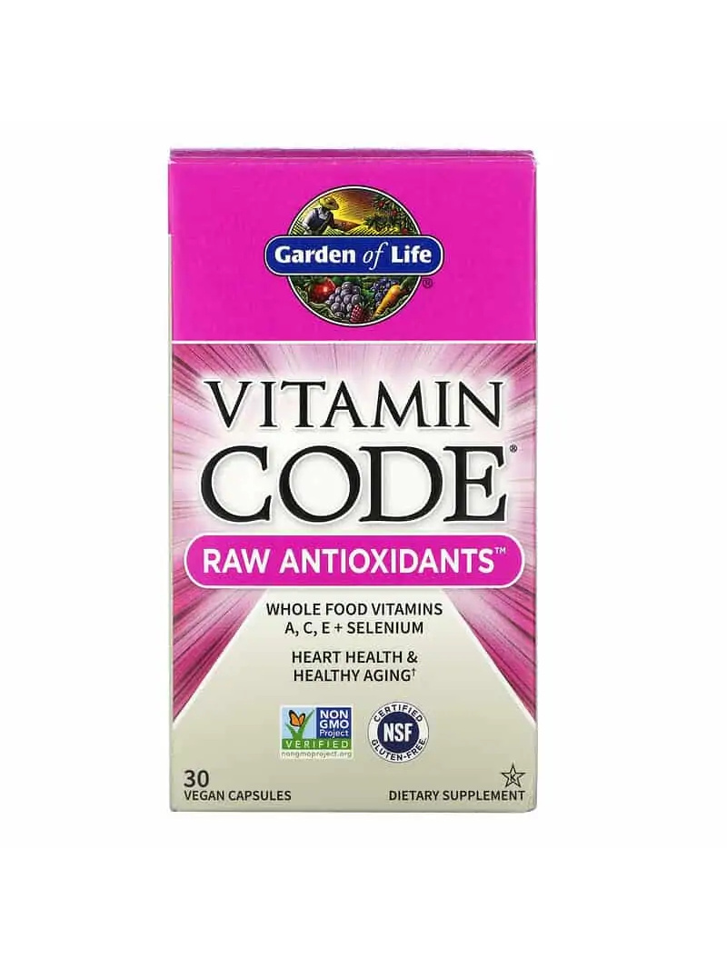 ZÁHRADA ŽIVOTA Vitamínový kód RAW Antioxidanty 30 vegetariánskych kapsúl