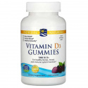 NORDIC NATURALS Gummie s vitamínom D3 1000 IU (vitamín D3) 120 Gummi z lesných plodov