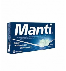 MANTI Mätová príchuť (pálenie záhy, tráviace ťažkosti) 32 tabliet