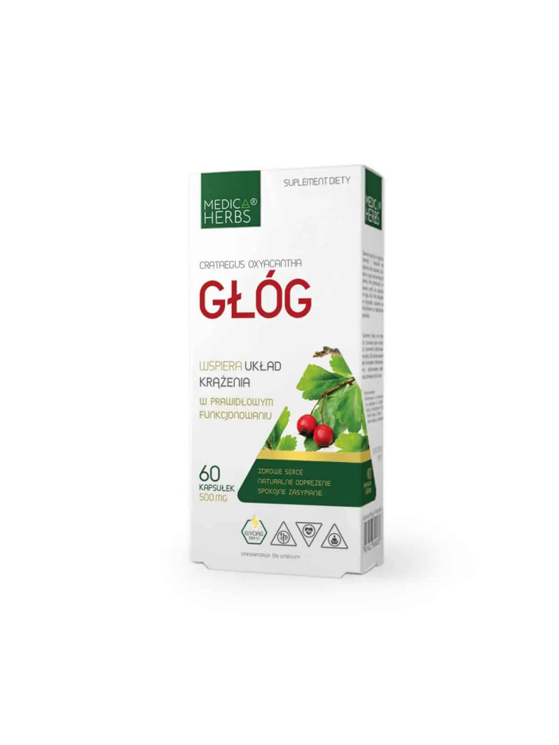 MEDICA HERBS Hloh (zdravé srdce, pokojné zaspávanie) 60 kapsúl