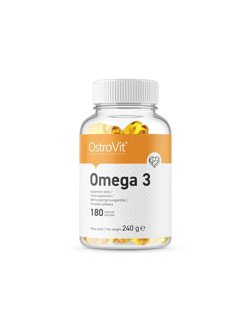 OSTROVIT Omega 3 (EPA DHA + vitamín E) 180 kapsúl