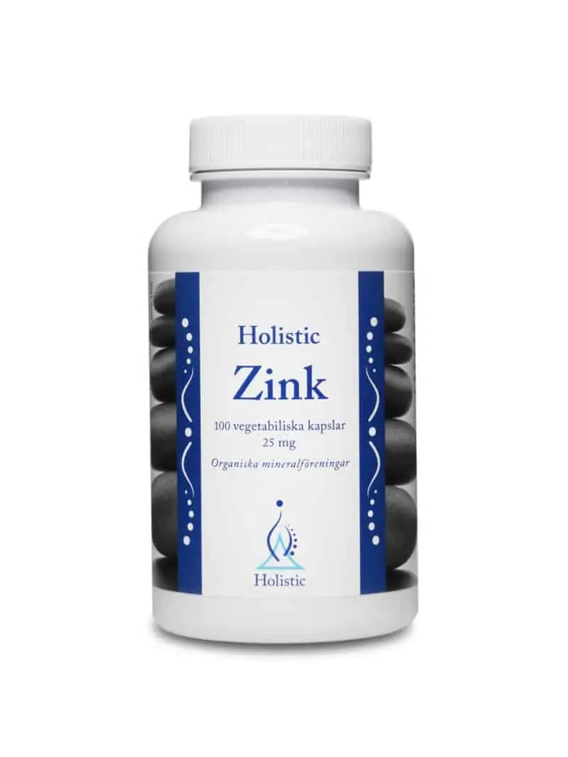 HOLISTIC Zinok 25 mg (zinok) 100 vegetariánskych kapsúl