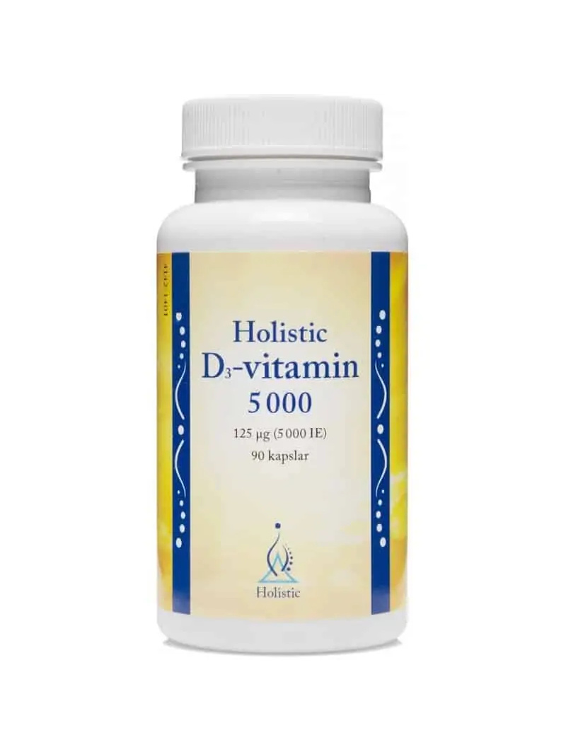 HOLISTIC D3-vitamín 5000 (vitamín D3) 90 kapsúl