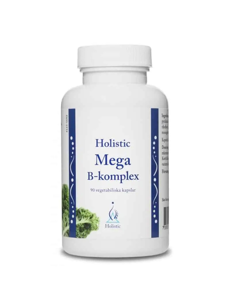 HOLISTIC Mega B-komplex (vitamíny B) 90 vegetariánskych kapsúl