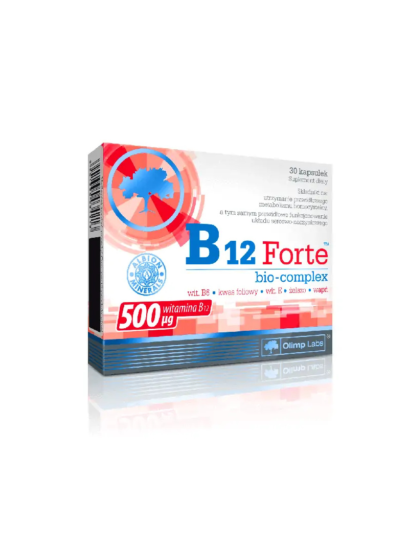 OLIMP B12 Forte Bio-Complex (metabolizmus homocysteínu) 30 kapsúl