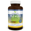 MEDVERITA Vitamín K2 MK-7 100 mcg+ D3 2000 IU 120 kapsúl