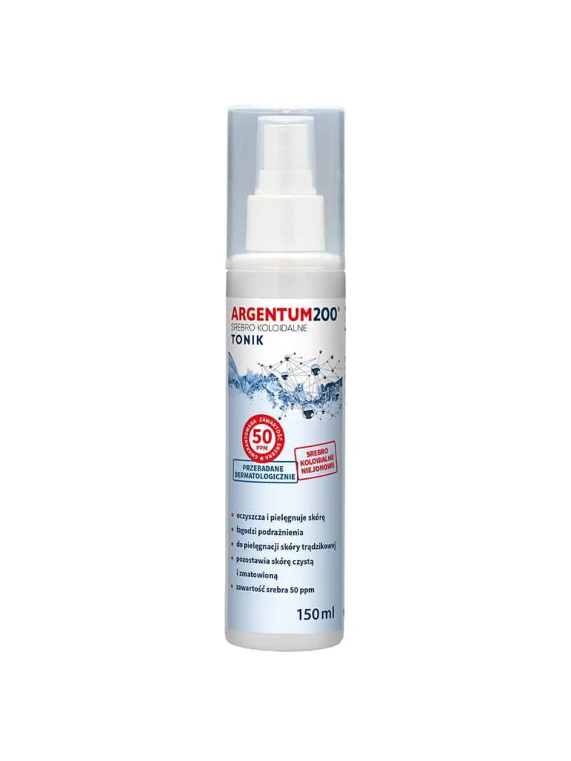 Argentum200 Koloidné striebro 50 ppm (Tonikum so striebrom) 150 ml