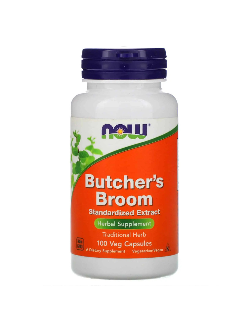 NOW FOODS Butcher's Broom 100 vegetariánskych kapsúl