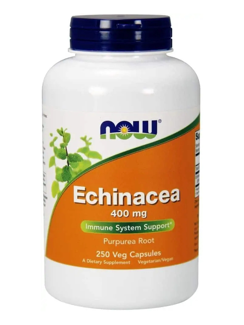 NOW FOODS Echinacea 400 mg (Echinacea fialová) 250 vegetariánskych kapsúl